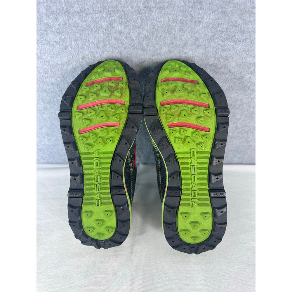 Brooks Women's sz 8 Cascadia 7 Green & Pink Trail Running Sneaker Outdoor Hiking - Picture 7 of 10